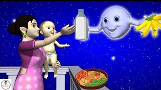 Chand Py Pariyan Rehti Hain  Popular Hindi Balgeet  Kavita  Bedtime Songs  Kids Learning [upl. by Zippora]