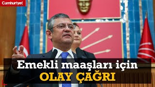 Özgür Özelden emekli maaşları için olay çağrı [upl. by Rodoeht]