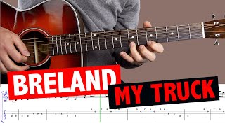 Breland  My Truck  Easy Guitar Tutorial MELODY [upl. by Naomi]