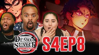 This was the BEST Episode of DEMON SLAYER SEASON 4 EPISODE 8 REACTION [upl. by Burnaby116]