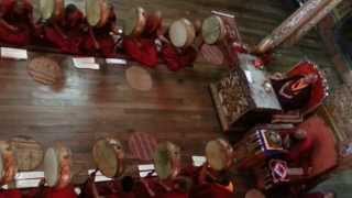 Monks Chanting at the Punakha Dzong in Bhutan [upl. by Grady182]