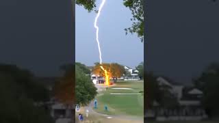 Havey Lighting strikes on TreeDangrous Attack 😱😱😱 [upl. by Norty]