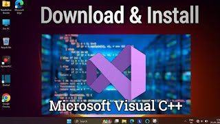 Microsoft Visual C Download amp Install in Windows 11  Visual C  Install [upl. by Assiralc]