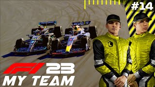 VERSTAPPEN vs HAMILTON RIVALRY 20  F1 23 My Team Career Mode  Episode 14 [upl. by Urbannal185]