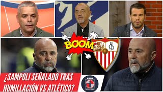 SEVILLA fue humillado por el Atlético de Madrid y SAMPAOLI con futuro muy incierto  Fuera de Juego [upl. by Troxell503]