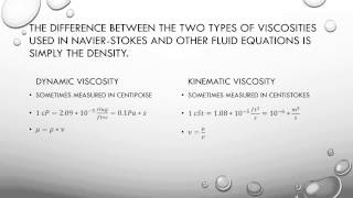 Kinematic Viscosity vs Dynamic Viscosity [upl. by Caassi]