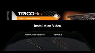 TRICO Flex FL Installation Video  Pinch Tab B Adaptor [upl. by Ragan]