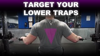 Mid Back Pull Lower Trap Workout [upl. by Annovy267]