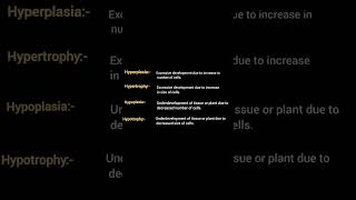 Hyperplasia  Hypertrophynmost important terms asked in PARC exam plantpathology parc [upl. by Zillah338]