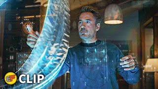 Tony Stark Figures Out Time Travel Scene  Avengers Endgame 2019 IMAX Movie Clip HD 4K [upl. by Vil]