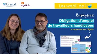 Webinaire  Obligation demploi des travailleurs handicapés [upl. by Iridissa107]