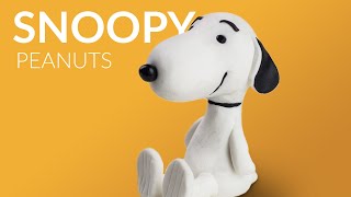 SNOOPY Peanuts – Polymer Clay Tutorial [upl. by Annal944]