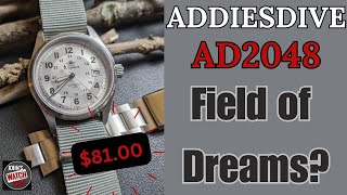 The Ultimate Budget Field Watch Addiesdive AD2048 [upl. by Yentrac]