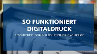 Wie funktioniert Digitaldruck Großformat Digitaldruck in Salzburg [upl. by Elodie546]