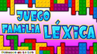 JUEGO De FAMILIA De PALABRAS LÉXICA 👁️‍🗨️ Vídeo Educativo Para Niños [upl. by Maiocco]