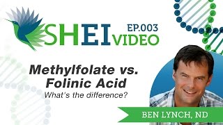 Methylfolate vs Folinic Acid  Whats the difference [upl. by Drofnelg177]