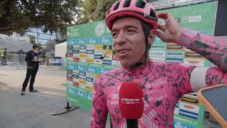 Rigoberto Uran  Entrevista en la salida  Il Lombardia 2022 [upl. by Isayg]