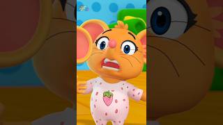 Hickory Dickory Dock shorts nurseryrhymes kidssongs preschool ytshorts [upl. by Anesuza]