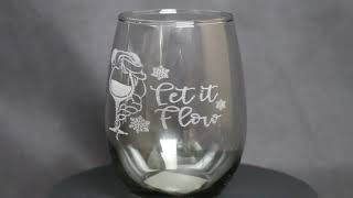 205oz Stemless Smoked Wine Glasses [upl. by Copp]