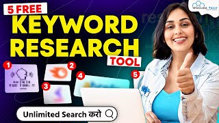 5 FREE Keyword Research Tool  Find Unlimited Keywords using This FREE Tools [upl. by Auqenet]