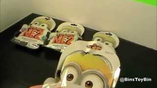 Despicable Me 2 Minions PUZZLE ERASEEZ Blind Bags 3D Pull Apart Erasers Review by Bins Toy Bin [upl. by Rudwik]