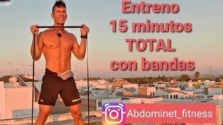 entrenamiento TOTAL con banda elástica 15 min [upl. by Zetnahs763]