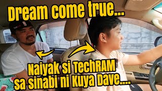 Kuya Dave Dream Come True Na Ipag Drive Ko Po Kayo  TechRAM Naiyak [upl. by Ojimmas817]