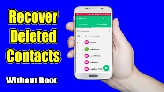 How to Recover Deleted or Lost Contacts from android device Without root [upl. by Aciret]