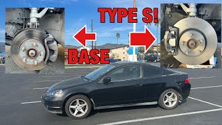 Installing Acura RSX Type S Brakes on My Base Model RSX Project DC5 3 [upl. by Magee]