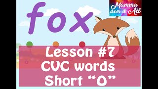 Lesson 7  Three Letter blends  Short quotOquot CVC words  Step by step Learning to Read Phonetically [upl. by Laleb216]