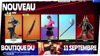 🔴 Nouveau SKIN Sycomore Boutique FORTNITE du 11 septembre item shop september 11 [upl. by Afrika]