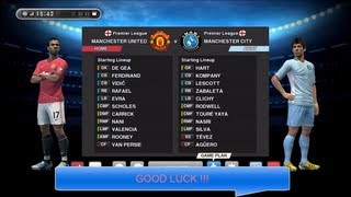 Pes 2013  Best Manchester Utd Gameplan  Formation  HD [upl. by Eelessej]