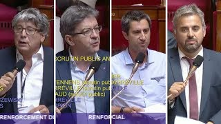 CONTRE LA FUSION DES INSTANCES REPRÉSENTATIVES DU PERSONNEL  Coquerel Mélenchon Ruffin Corbière [upl. by Donnelly]