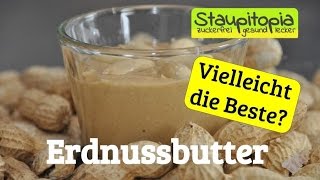 Low Carb Erdnussbutter ohne Zucker selber machen  Erdnussbutter zum Frühstück amp zum Low Carb Backen [upl. by Laius586]