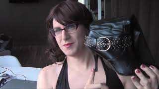 Crossdressing Tips for Beginners 42 How to Walk in Heels with Demonstration [upl. by Studdard302]