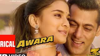 Lyrical Awara Dabangg 3 Salman KhanSonakshi SSaiee M Salman Ali Muskaan Sajid Wajid [upl. by Idissak]