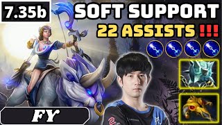 735b  Fy MIRANA Soft Support Gameplay 22 ASSISTS  Dota 2 Full Match Gameplay [upl. by Elleinnod]