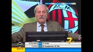 Diretta Stadio 7Gold PALERMO MILAN 12 Colpaccio Milan [upl. by Aicemat988]