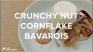 Crunchy Nut Cornflake Bavarois  Cereal Milk Dessert  ChefDevelopment [upl. by Nosylla]