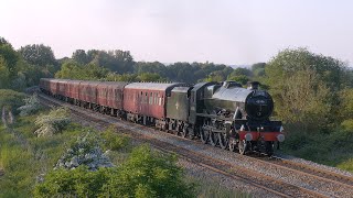 45596 Bahamas takes load 10 up Upton Scudamore unassisted  The Atlantic Coast Express  200523 [upl. by Lepper]