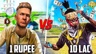 Rs 1 ID vs Rs 10 Lac ID 🤯 in Free Fire 🔥🔥 [upl. by Ytirahc90]