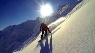 GoPro  Hors Piste Poudre Flaine Balacha 2014  Grand Massif [upl. by Kcirednek392]