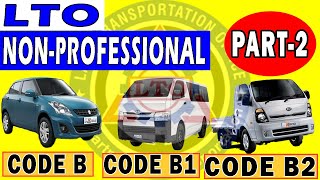 2024 Lto License Review Nail The Nonpro Exam With Codes B B1 And B2 part 2 [upl. by Annunciata]