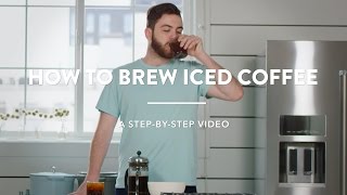 How to Brew Iced Coffee with a Coffee Press [upl. by Dauf]