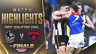 Collingwood v Melbourne  Qualifying Final  2023 Toyota AFL Finals Series [upl. by Manus]