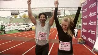 Herzklopfen Gänsehaut Siegerlächeln  München Marathon 2016 [upl. by Suedama]