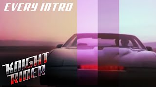 Every Knight Rider Intro Seasons 14  Knight Rider [upl. by Eitra239]