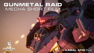 GUNMETAL RAID  Mecha Short Film  Unreal Engine [upl. by Enomal]