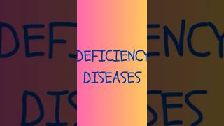 Deficiency Diseases vitamins science knowledge facts human disease doctor food [upl. by Ahaelam]