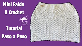 Crochet Tutorial Perla Mini Falda A CrochetTodas Las Tallasmcknitscreations [upl. by Anyrak301]